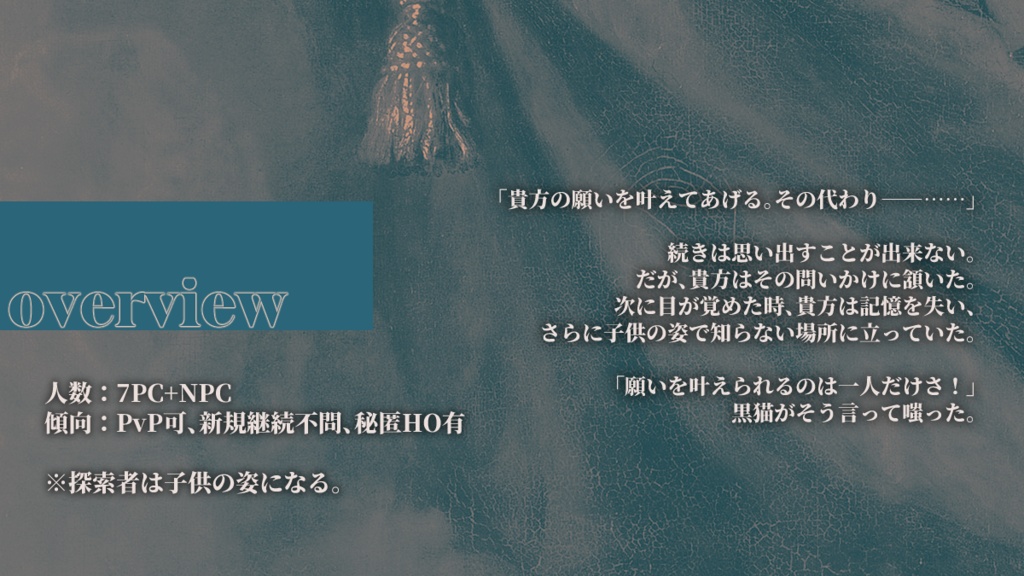 【CoC】銀の裏地は破れない【7PL】