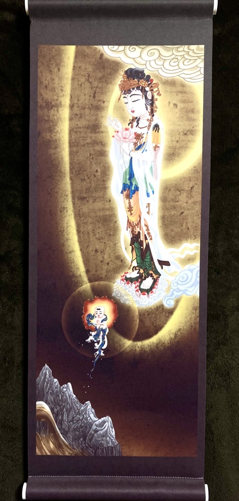 仏画タペストリー「来迎の光」