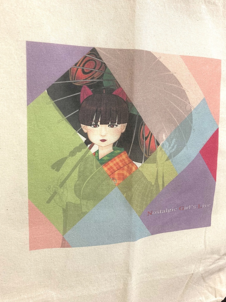 美人画エコバッグ「彩香」
