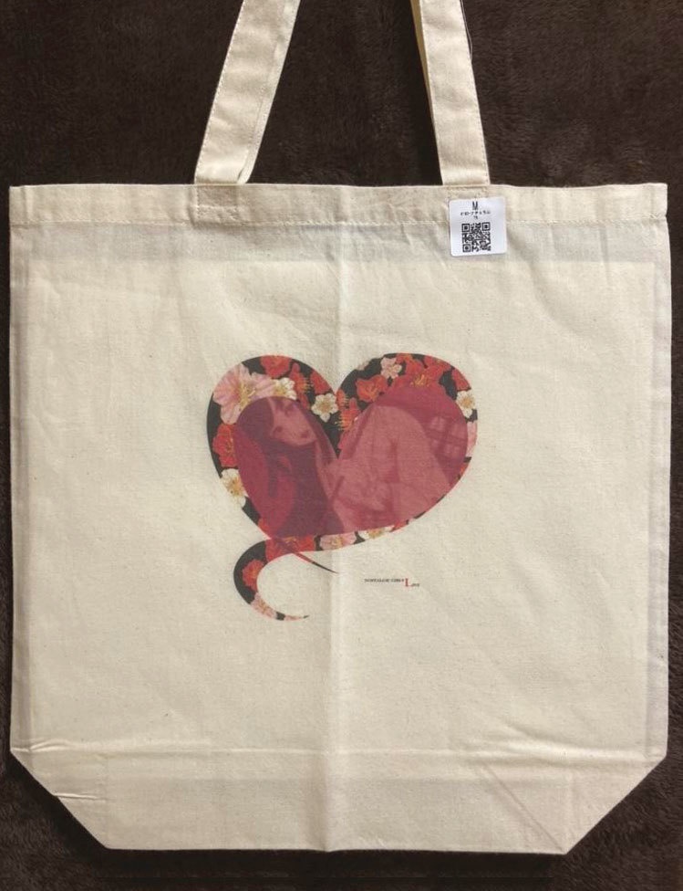 美人画エコバッグ「花彩」
