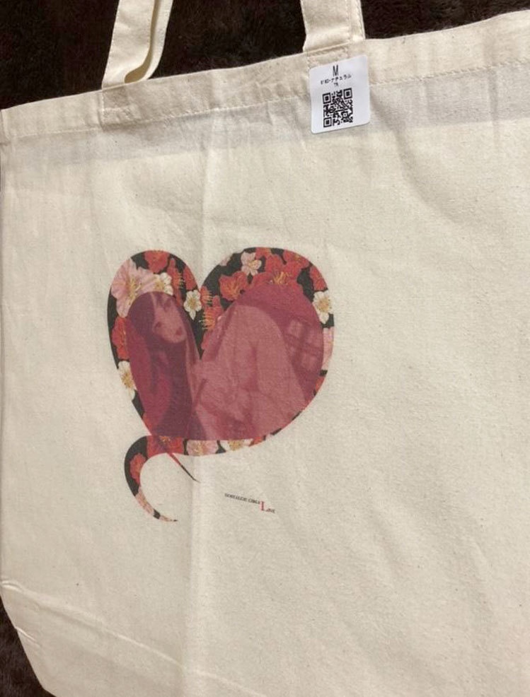 美人画エコバッグ「花彩」