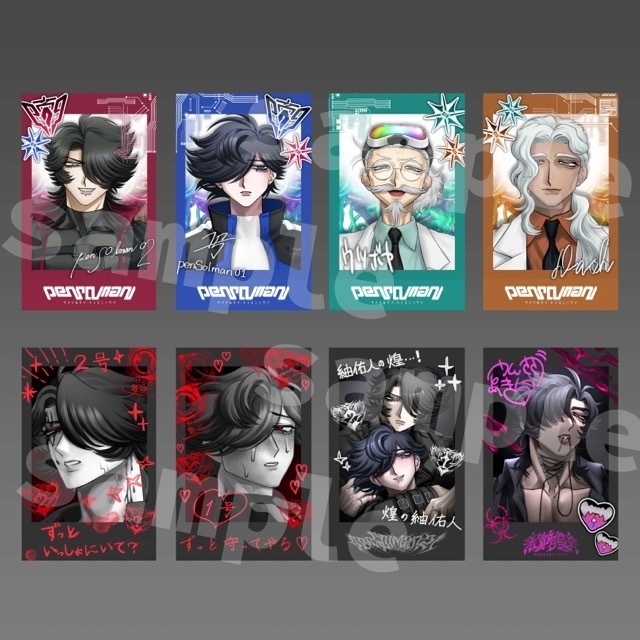 チェキ風イラストシート