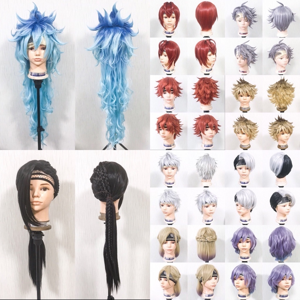 ツイステ チェカ などにセット済コスプレウィッグryo_wig013tw