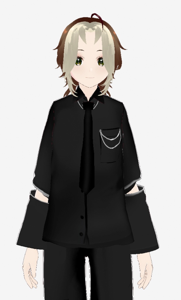 Punk Casual Shirt (VRoid model)