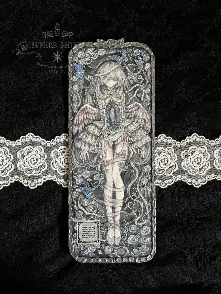 【絵画作品】独白の園の人形