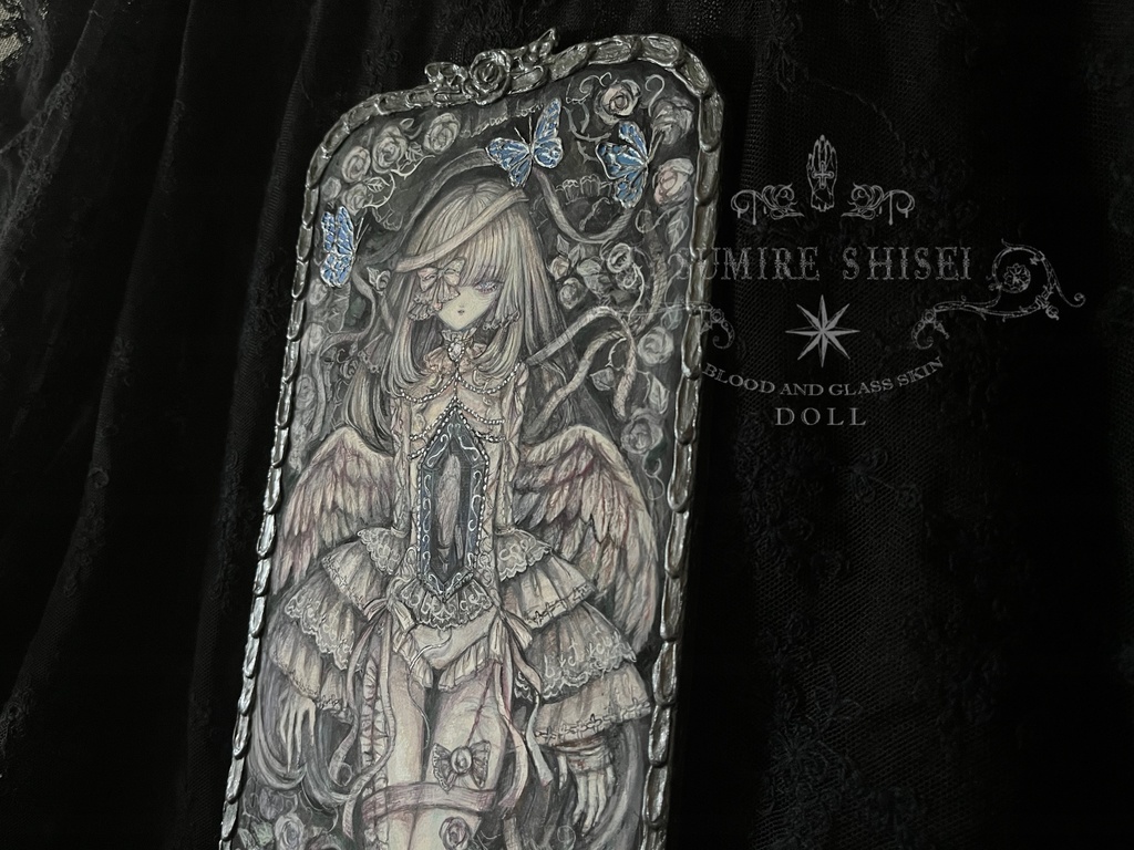 【絵画作品】独白の園の人形