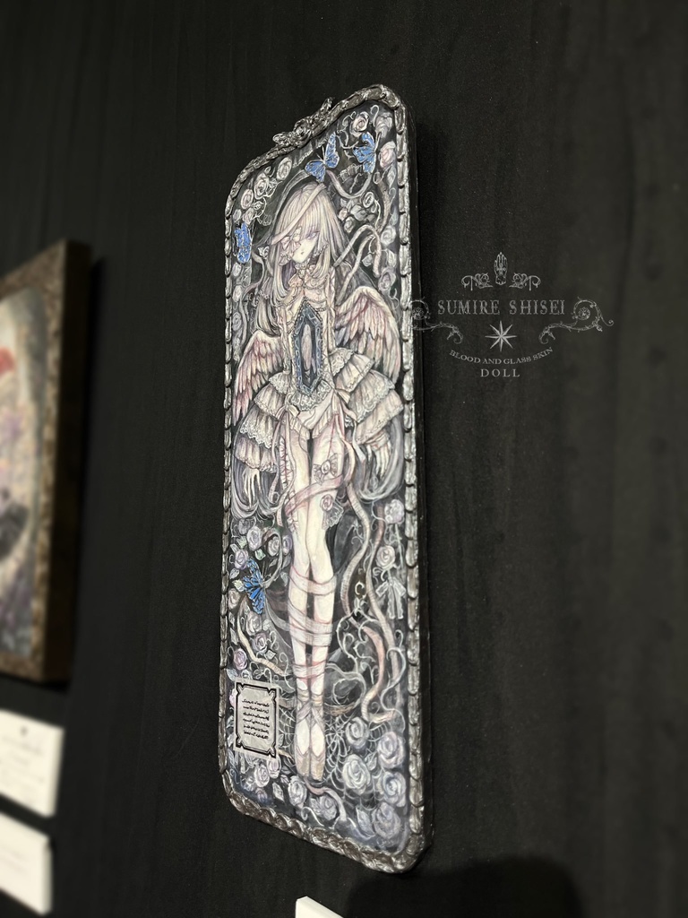 【絵画作品】独白の園の人形