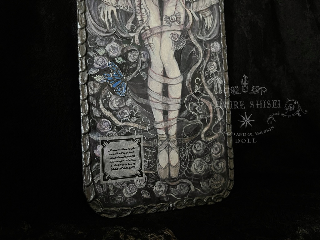 【絵画作品】独白の園の人形