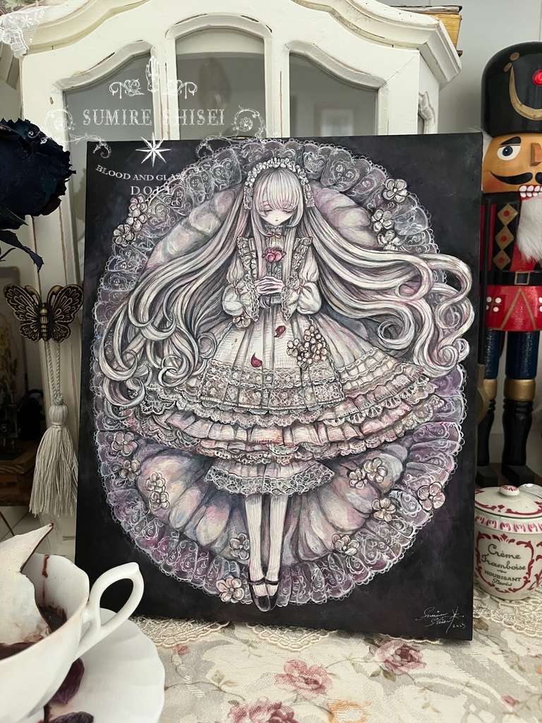 【絵画作品】Zirconia by Rosy filigrane (Dress designed by Daisy-D )