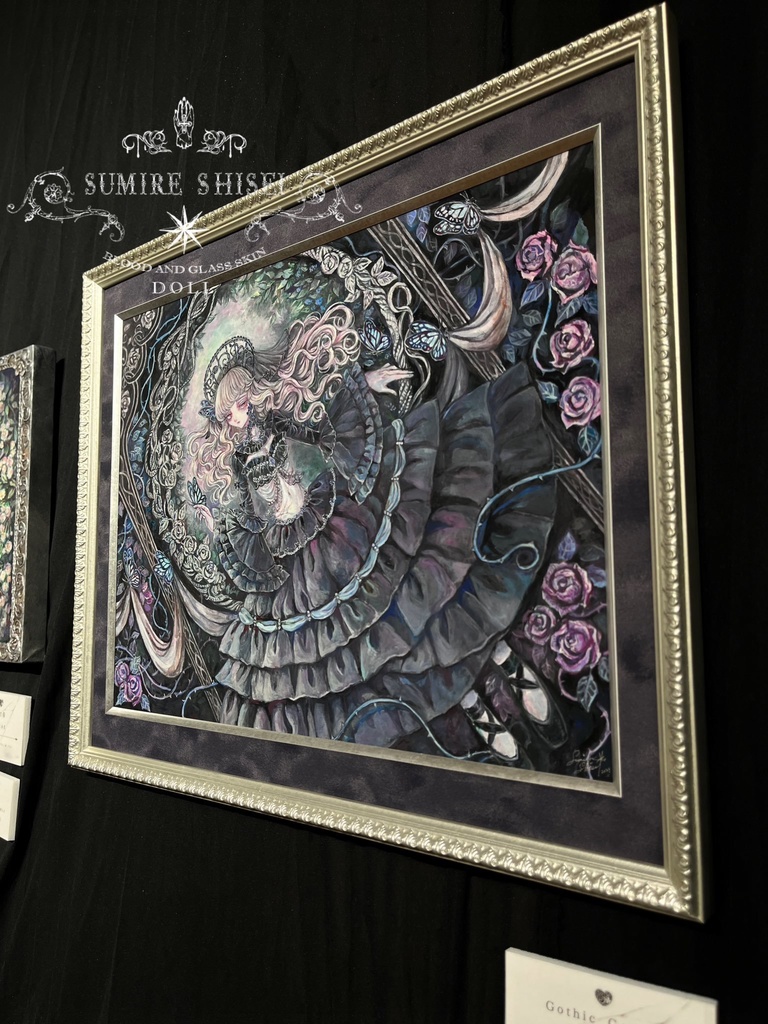 【額装原画作品】Gothic Garden