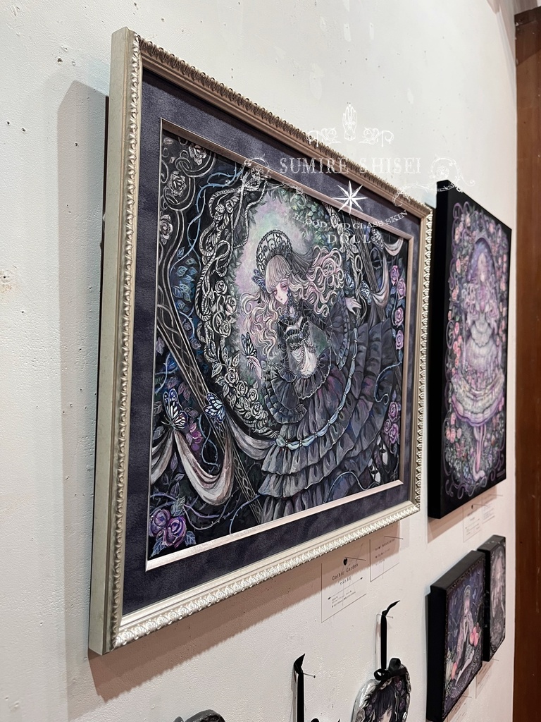 【額装原画作品】Gothic Garden