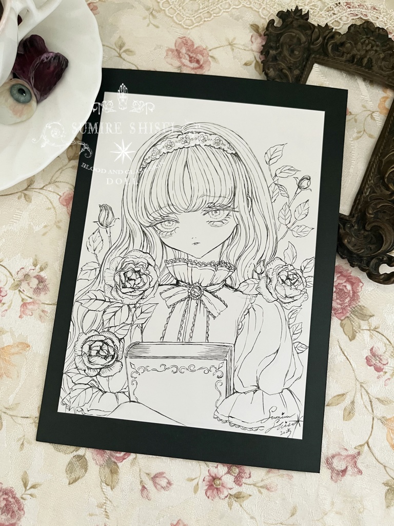 【ペン画】Charlotte (シャーロット)