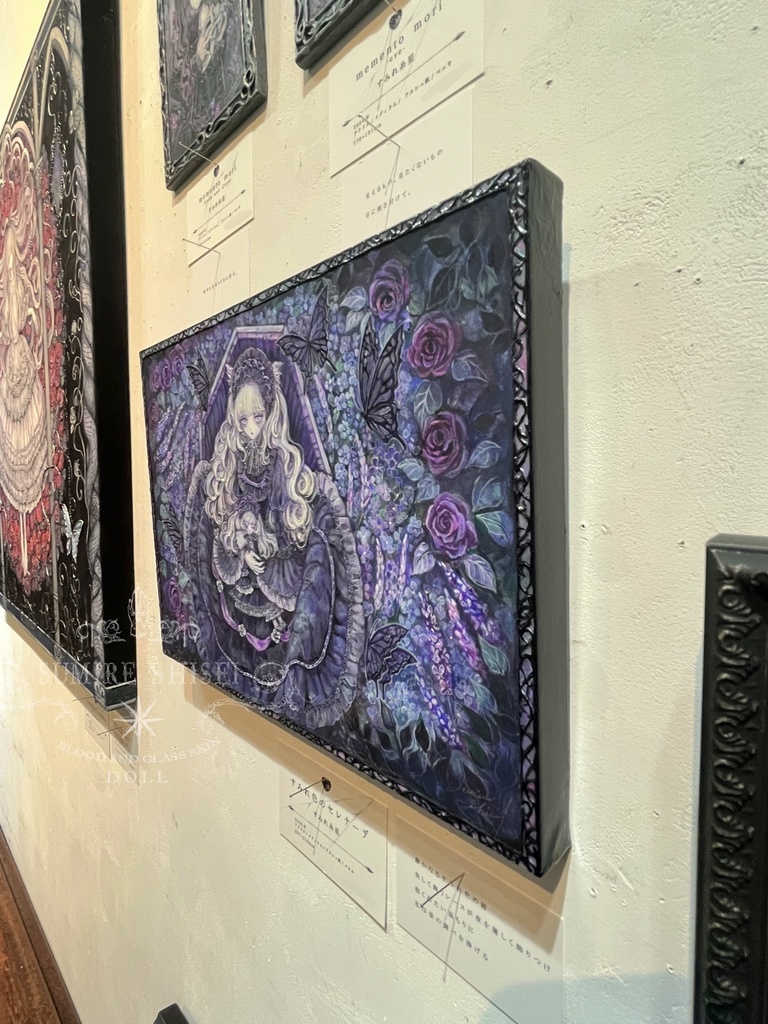 【絵画作品】すみれ色のセレナーデ