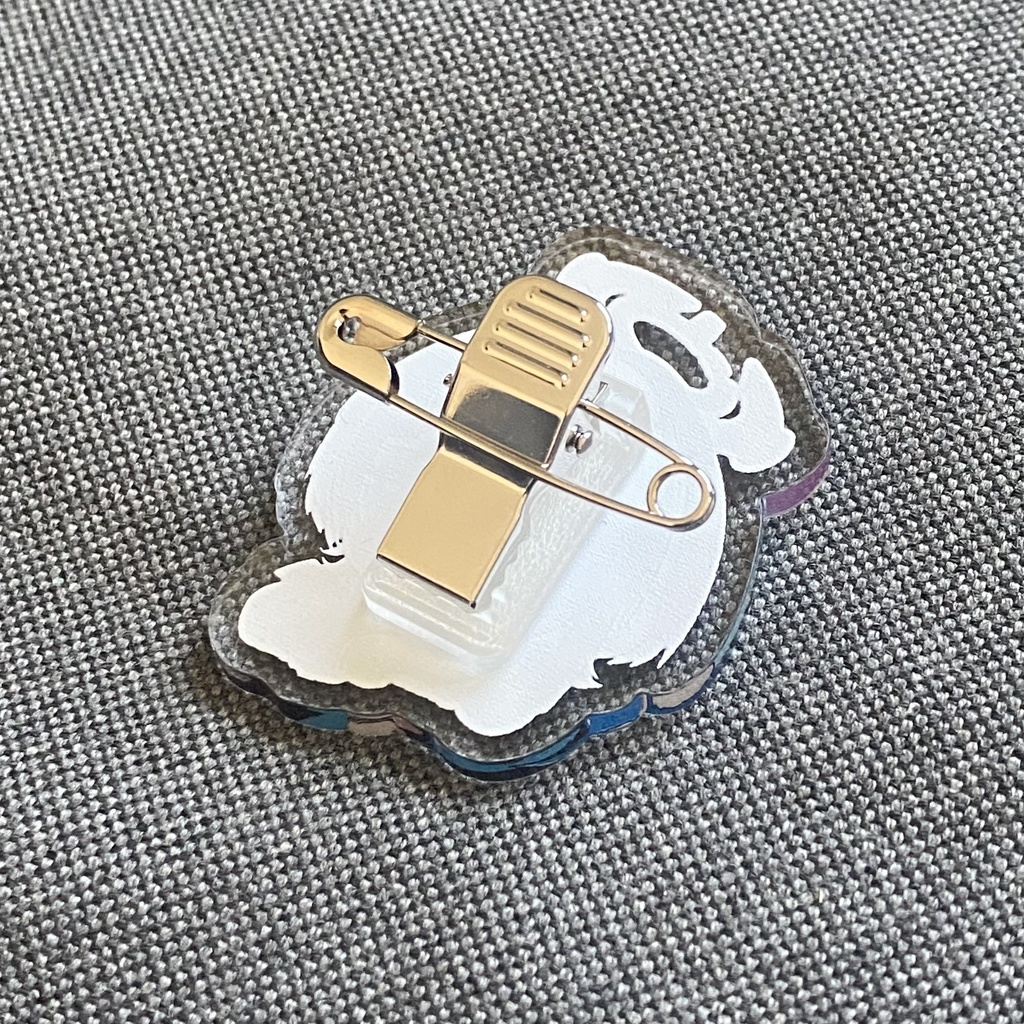 おわる② お出かけクリップバッジ