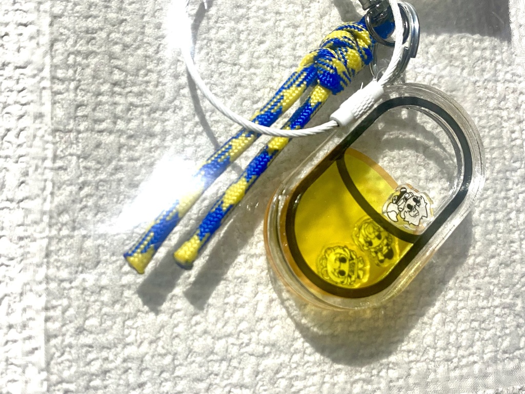 ぽこるシャカシャカアクキー 黄