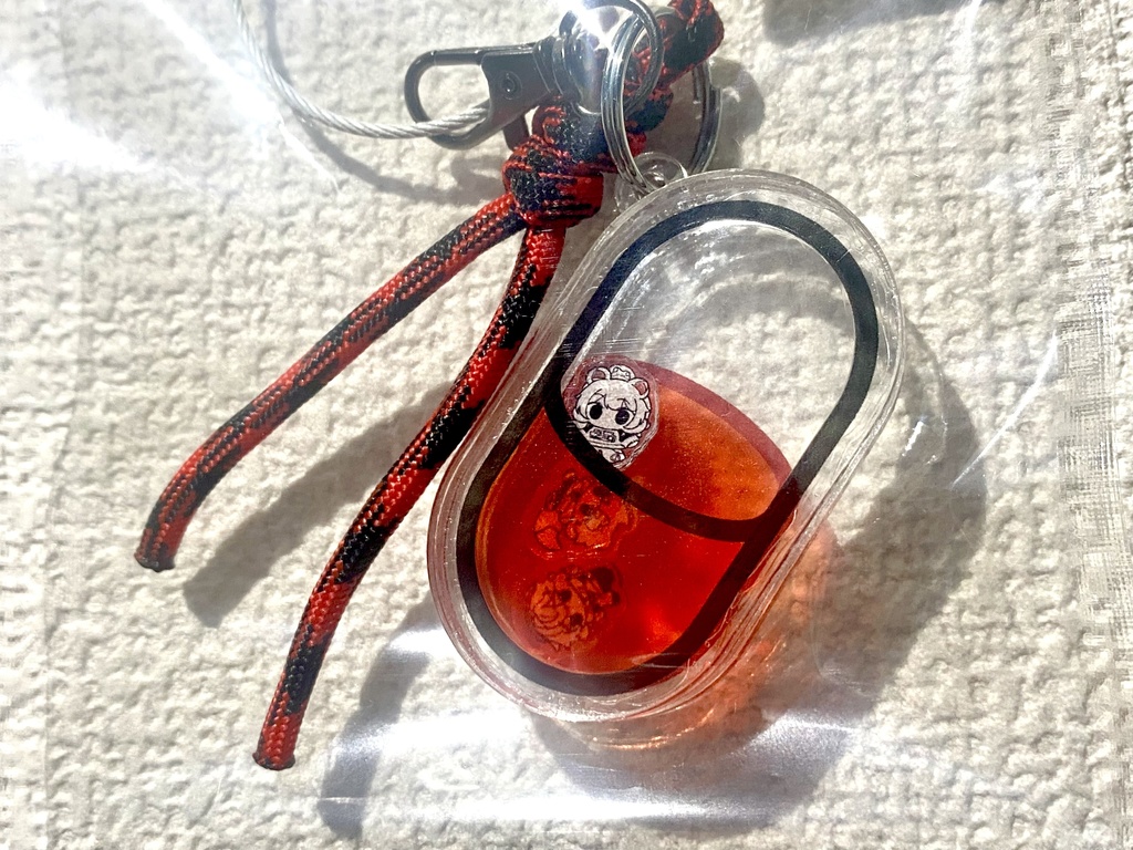 ぽこるシャカシャカアクキー 赤