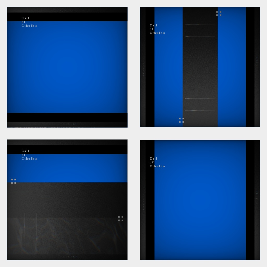 【無料】クールな部屋素材+おまけ
