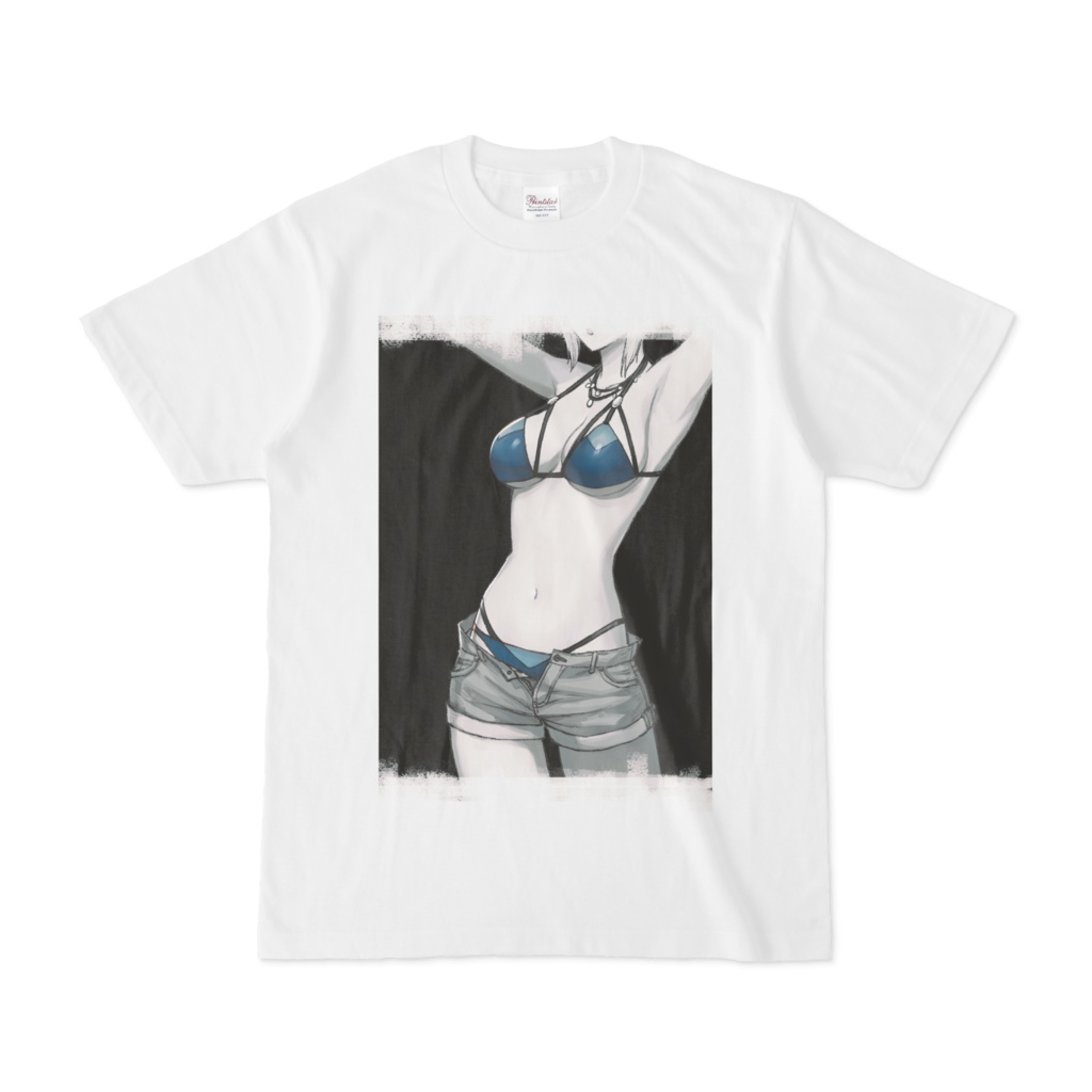 オリジナルTシャツ blue×black