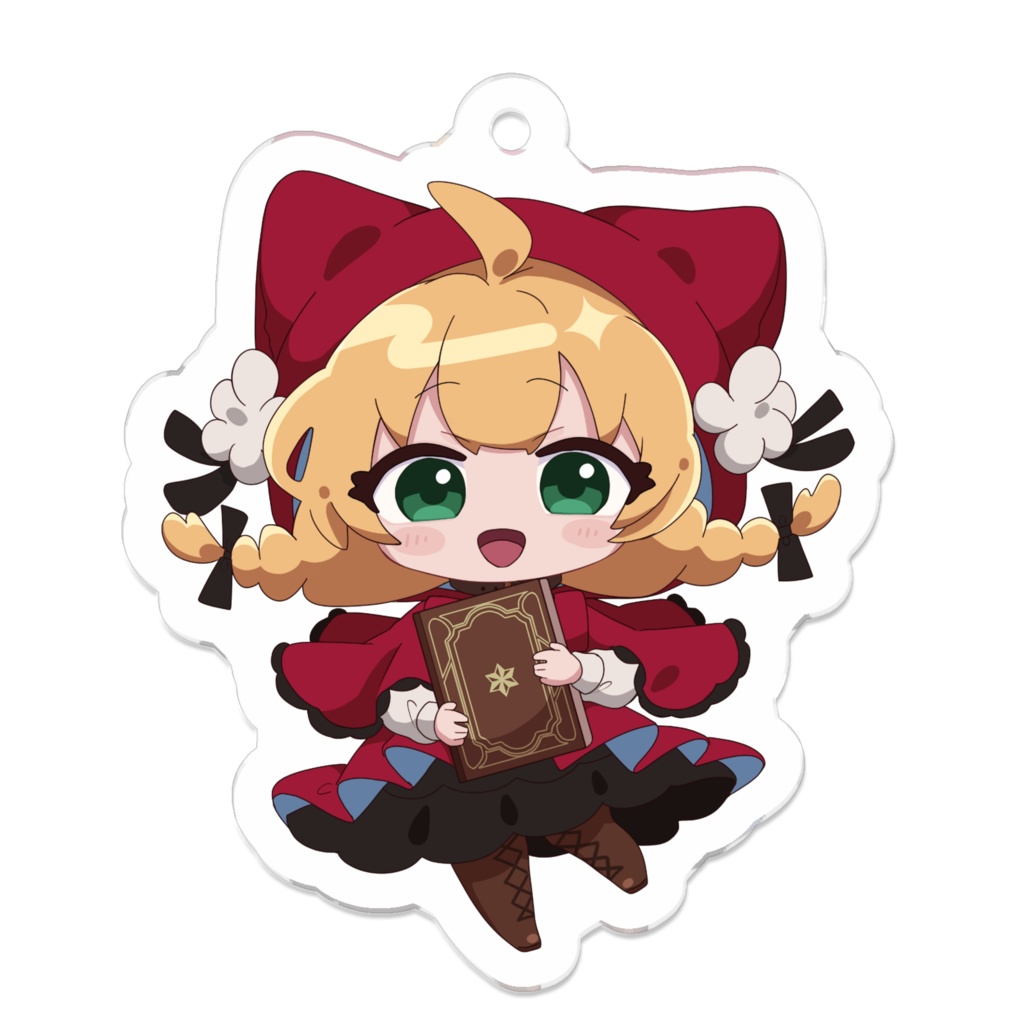 アクリルキーホルダー ◆ 赤月アイ