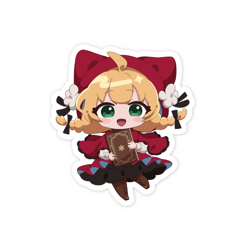 スマホステッカー ◆ 赤月アイ