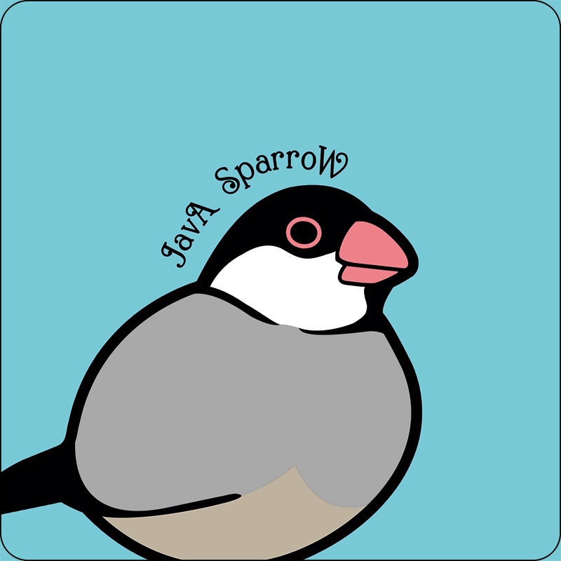 ラバーダイストレイ(文鳥)