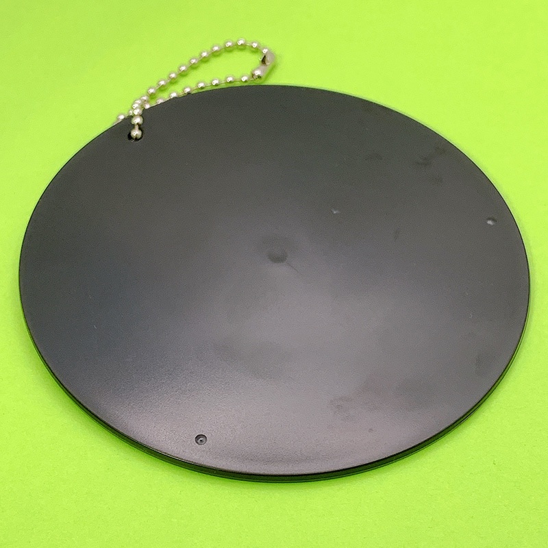 文鳥レコード型コースターキーホルダーver.ノリノリ