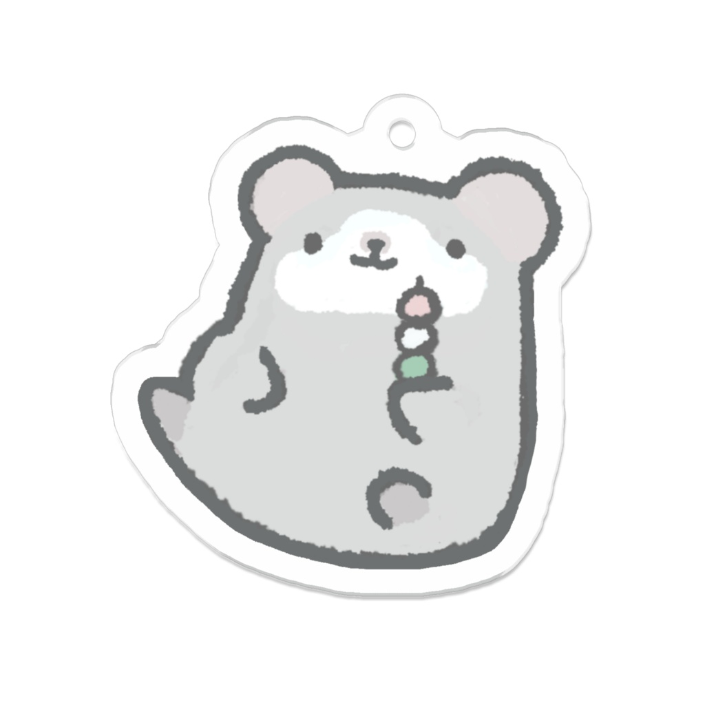 ぽこまるちゃん アクリルキーホルダー 【おだんご】