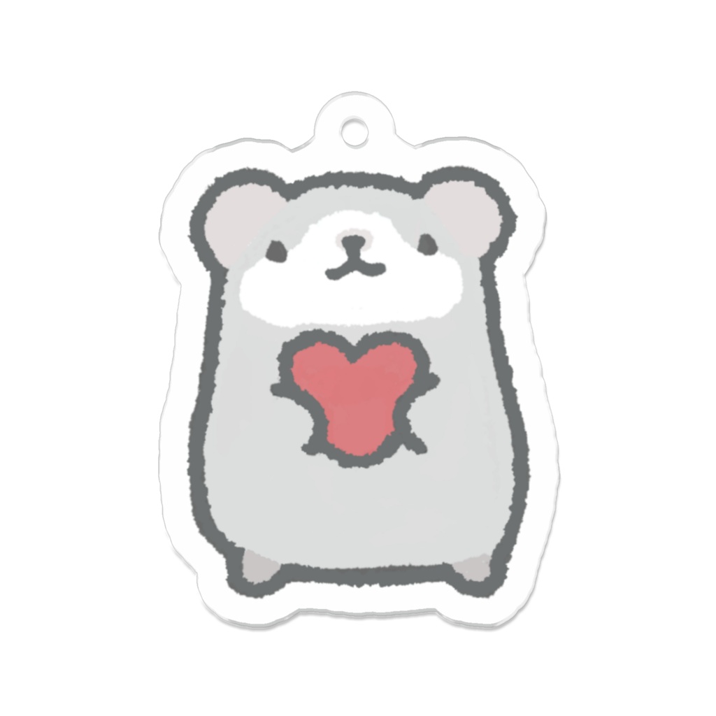 ぽこまるちゃん アクリルキーホルダー 【ありがとう】