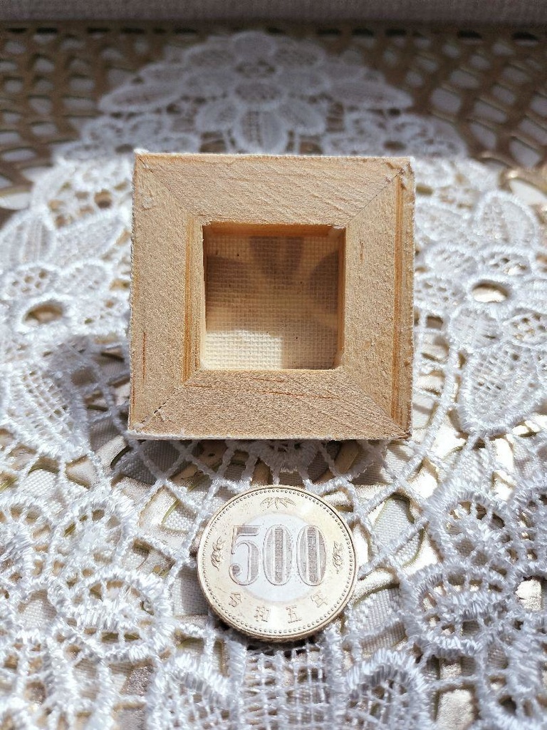 ◇みにみにテクスチャーアート◇ブルーフラワー