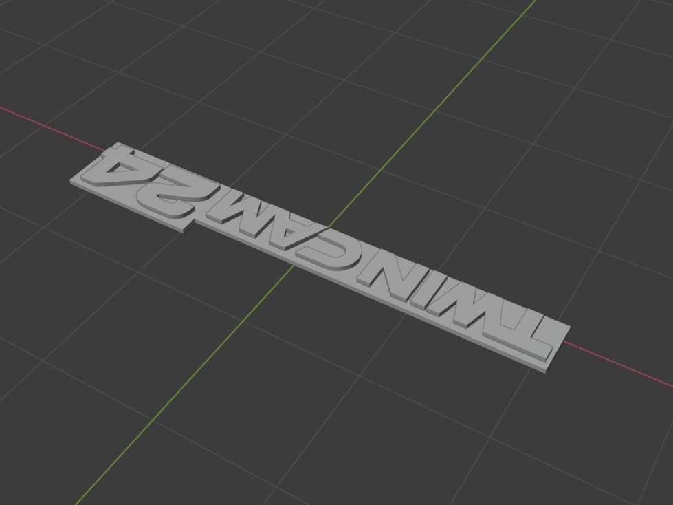 Toyota GX71 Mark ll Twincam 24 logo 3Dmodel