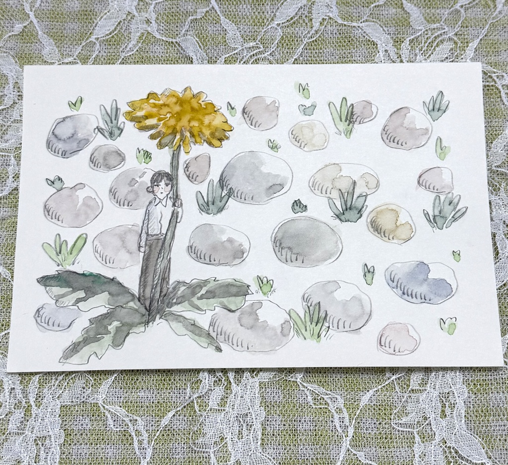 原画「小石のすきま」