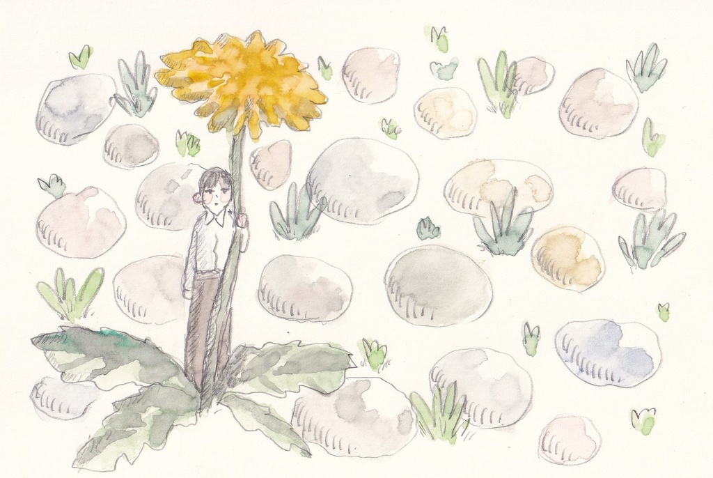 原画「小石のすきま」