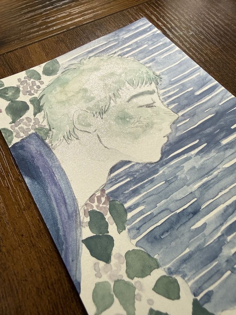原画「雨」