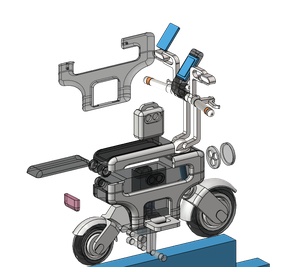 12分の1スケール 可変 オートバイ バイク 電動 モーター もーたーこんぽテイスト(風味) 匿名配送あんしんBOOTHパック ネコポス