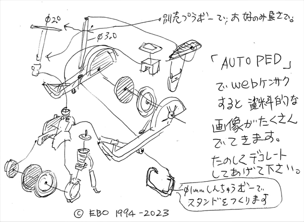 1/12 scale AUTO PED 1916－1921's スクーター