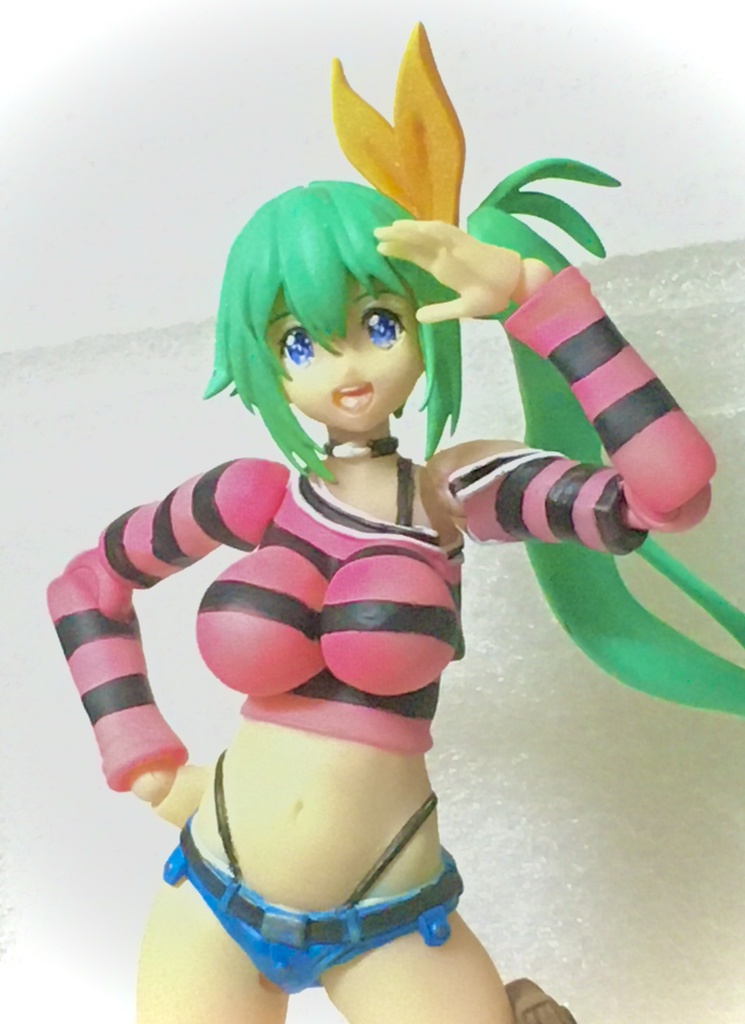 【AKG01(AKガーデン第1回のガデ子だよw)ガデ子ちゃん ハチイチふる可動】 8分の1スケール 3D プリンター 出力 3色 キット (c)acus/しのづかあつと ★販売中〜 匿名配送あんしんBOOTHパック ネコポス ガデ子ちゃん8分の1スケールキット販売ガデ(ハチイチうぇるバイクは別売です)