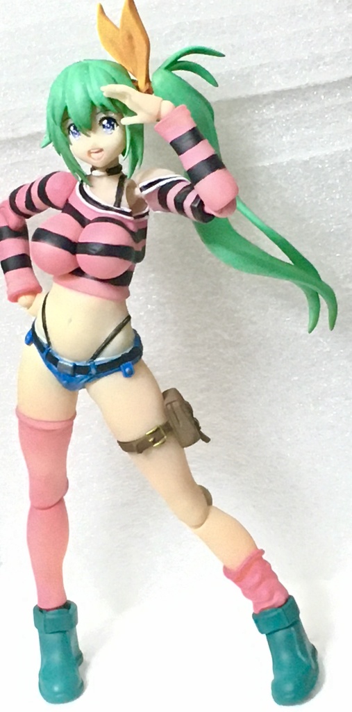 【AKG01(AKガーデン第1回のガデ子だよw)ガデ子ちゃん ハチイチふる可動】 8分の1スケール 3D プリンター 出力 3色 キット (c)acus/しのづかあつと ★販売中〜 匿名配送あんしんBOOTHパック ネコポス ガデ子ちゃん8分の1スケールキット販売ガデ(ハチイチうぇるバイクは別売です)