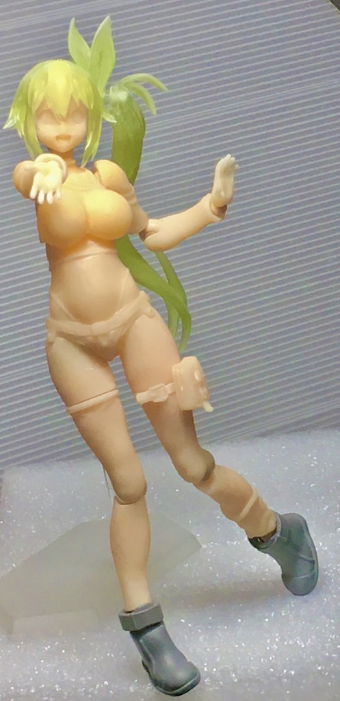 【AKG01(AKガーデン第1回のガデ子だよw)ガデ子ちゃん ハチイチふる可動】 8分の1スケール 3D プリンター 出力 3色 キット (c)acus/しのづかあつと ★販売中〜 匿名配送あんしんBOOTHパック ネコポス ガデ子ちゃん8分の1スケールキット販売ガデ(ハチイチうぇるバイクは別売です)