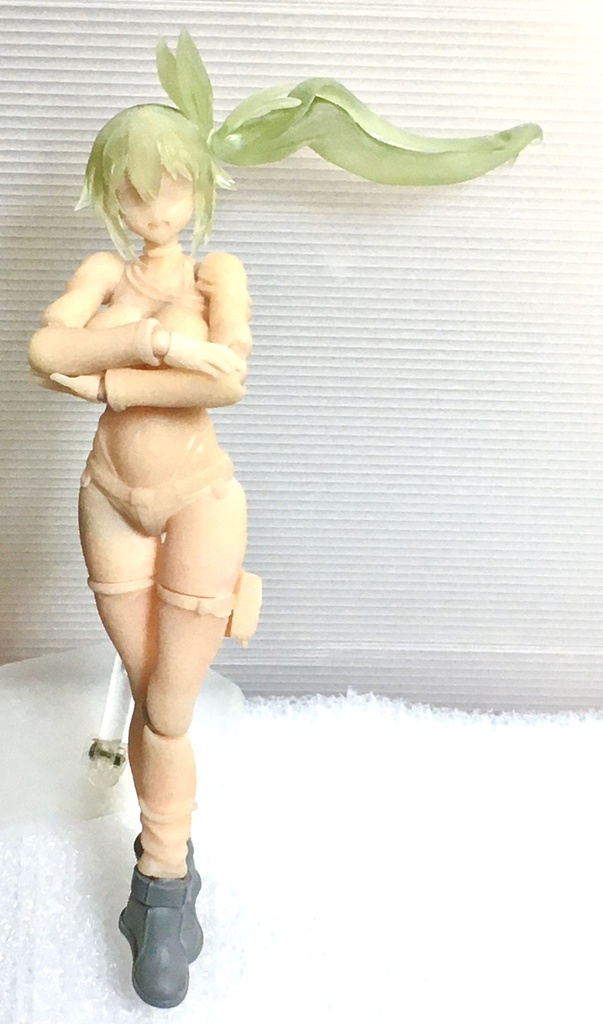 【AKG01(AKガーデン第1回のガデ子だよw)ガデ子ちゃん ハチイチふる可動】 8分の1スケール 3D プリンター 出力 3色 キット (c)acus/しのづかあつと ★販売中〜 匿名配送あんしんBOOTHパック ネコポス ガデ子ちゃん8分の1スケールキット販売ガデ(ハチイチうぇるバイクは別売です)