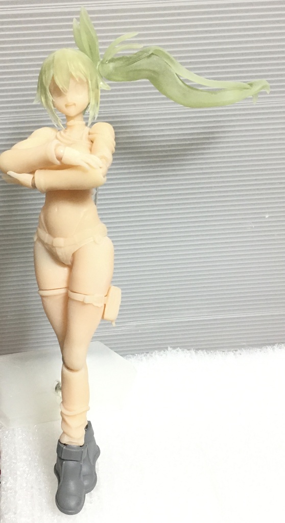 【AKG01(AKガーデン第1回のガデ子だよw)ガデ子ちゃん ハチイチふる可動】 8分の1スケール 3D プリンター 出力 3色 キット (c)acus/しのづかあつと ★販売中〜 匿名配送あんしんBOOTHパック ネコポス ガデ子ちゃん8分の1スケールキット販売ガデ(ハチイチうぇるバイクは別売です)