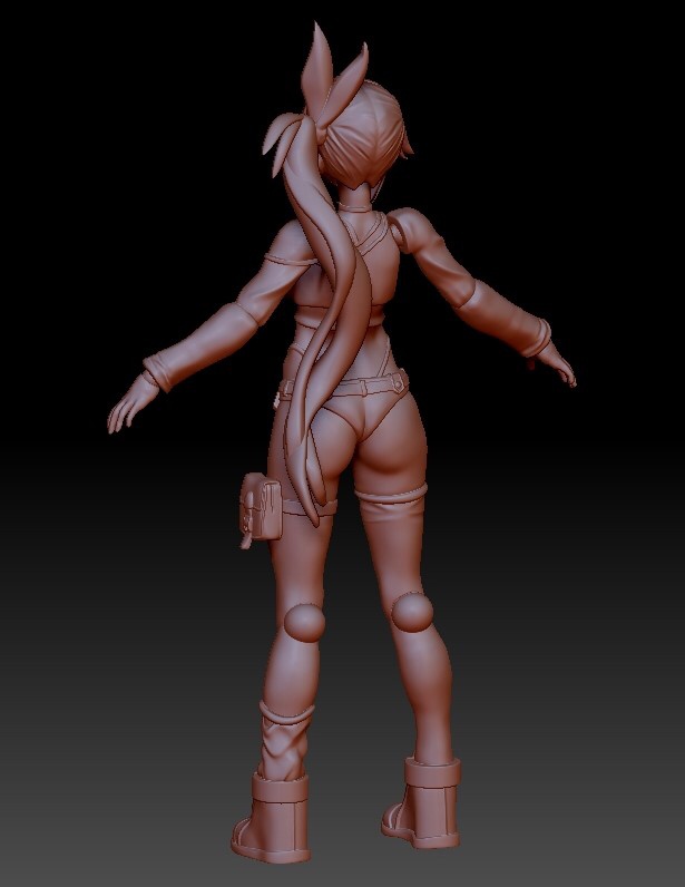 【AKG01(AKガーデン第1回のガデ子だよw)ガデ子ちゃん ハチイチふる可動】 8分の1スケール 3D プリンター 出力 3色 キット (c)acus/しのづかあつと ★販売中〜 匿名配送あんしんBOOTHパック ネコポス ガデ子ちゃん8分の1スケールキット販売ガデ(ハチイチうぇるバイクは別売です)