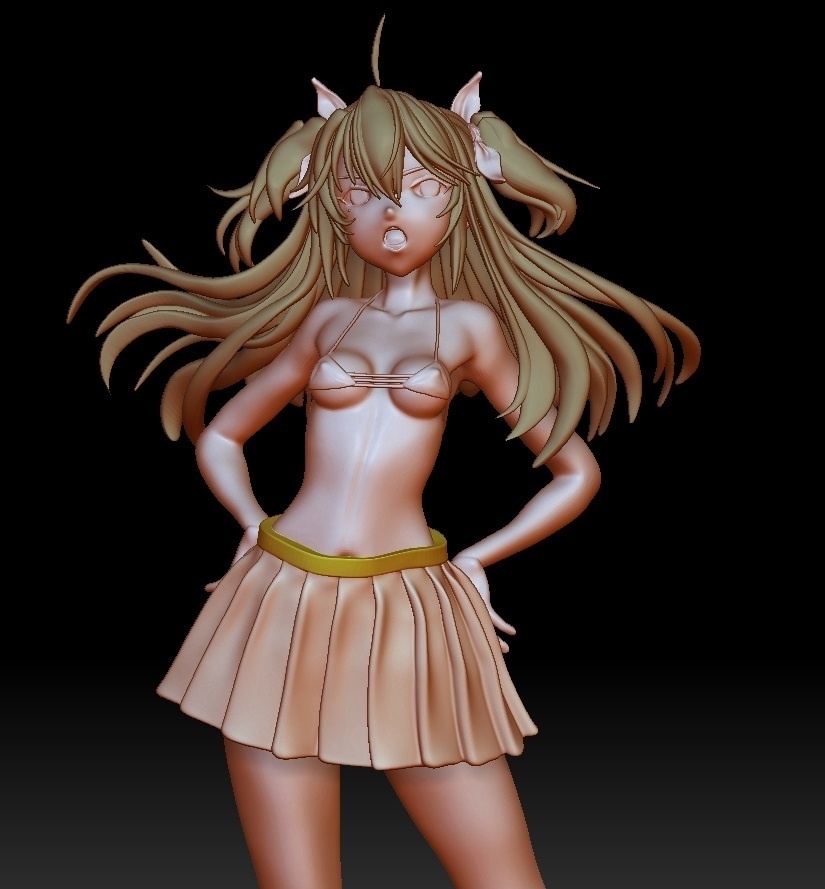 1/7scale アズールレーン アドミラル・ヒッパー ちゃんの出力レジンキット