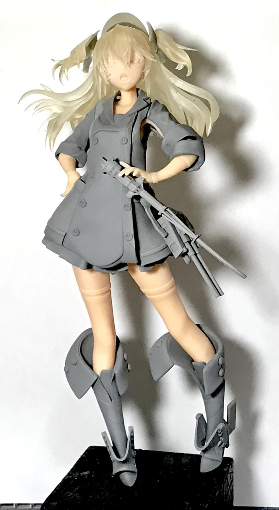 単品で決済して下さい 60サイズを二箱、60サイズを2箱、60サイズの料金で発送できません 「アドミラル・ヒッパーちゃん戦闘服ver」 7分の1出力レジンkit★二次創作通販