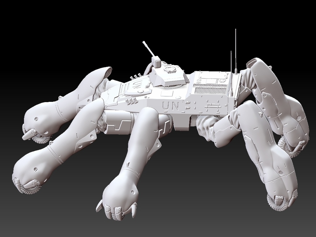 機動警察パトレイバー2 the Movie 「 35Scale TYPE98Radh (98式 ラーダー)」送料込み