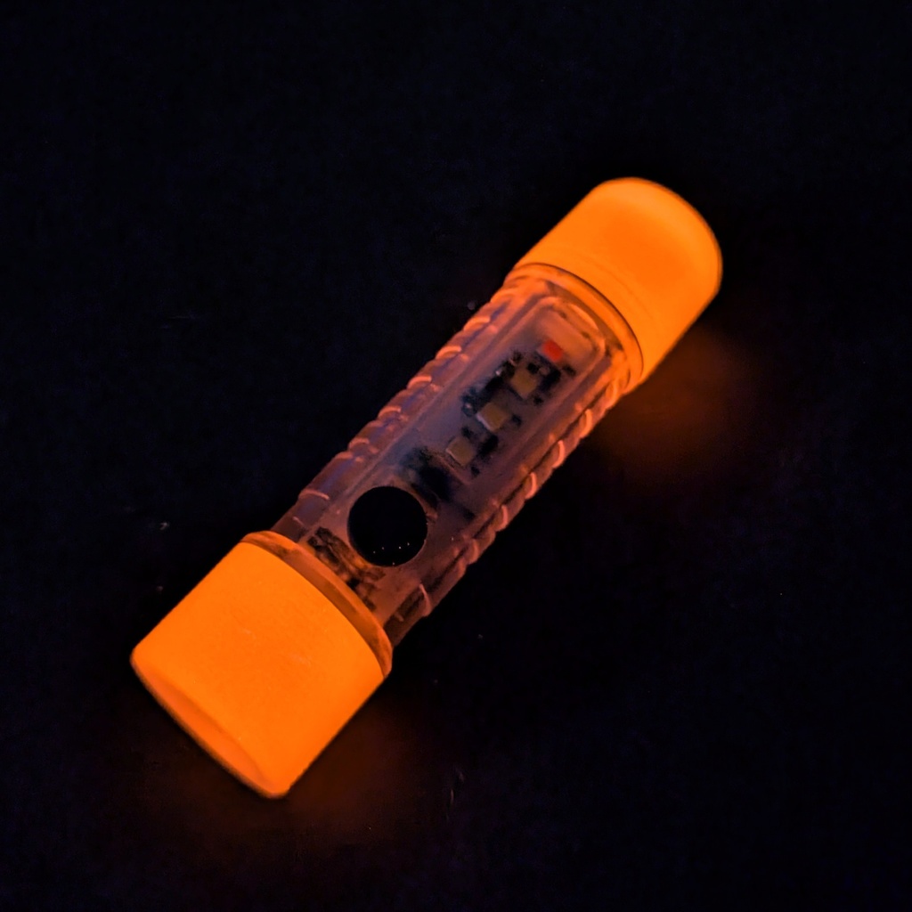 ダイソー330円ライト用蓄光カスタムパーツ