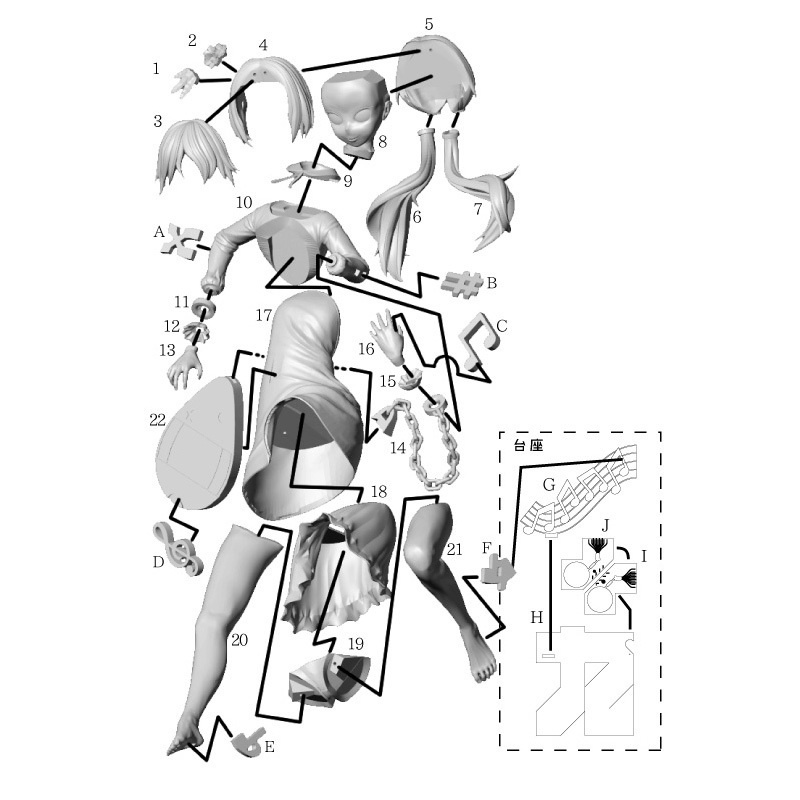 九十九弁々 ガレージキット