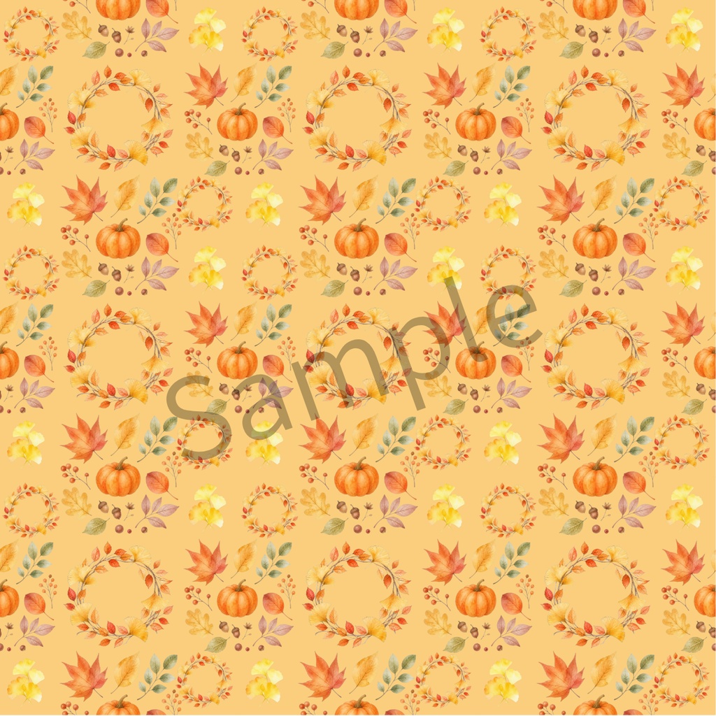 【紅葉】秋のデジタルペーパー【小柄】