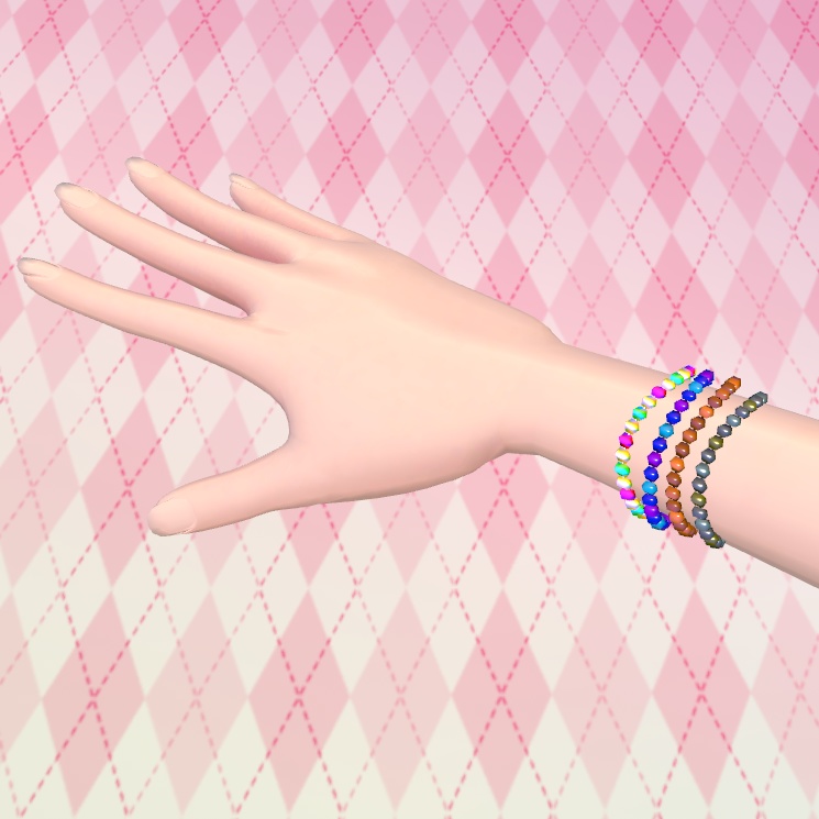ビーズブレスレット「Suikanessシェーダー」(Bead Bracelets - Suikaness Shader)