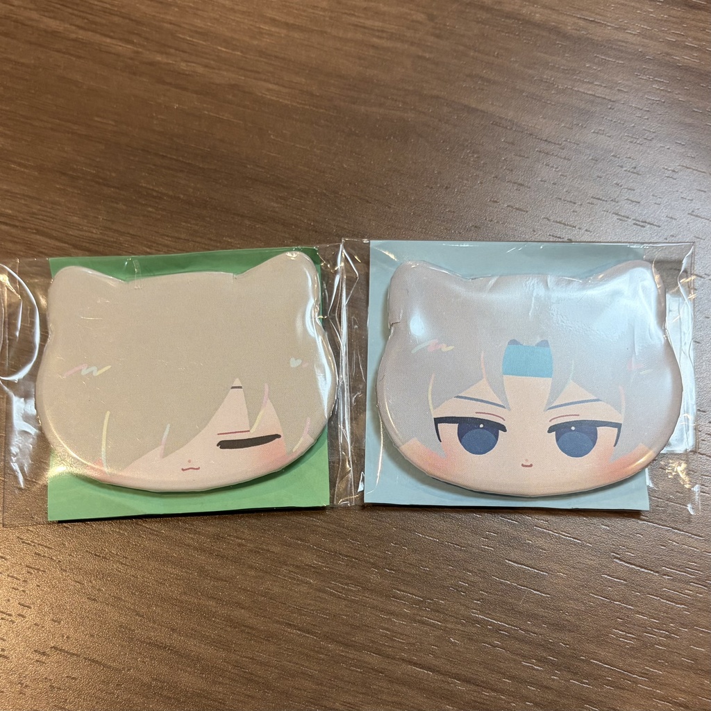 レムシェネコミミ缶バッジセット