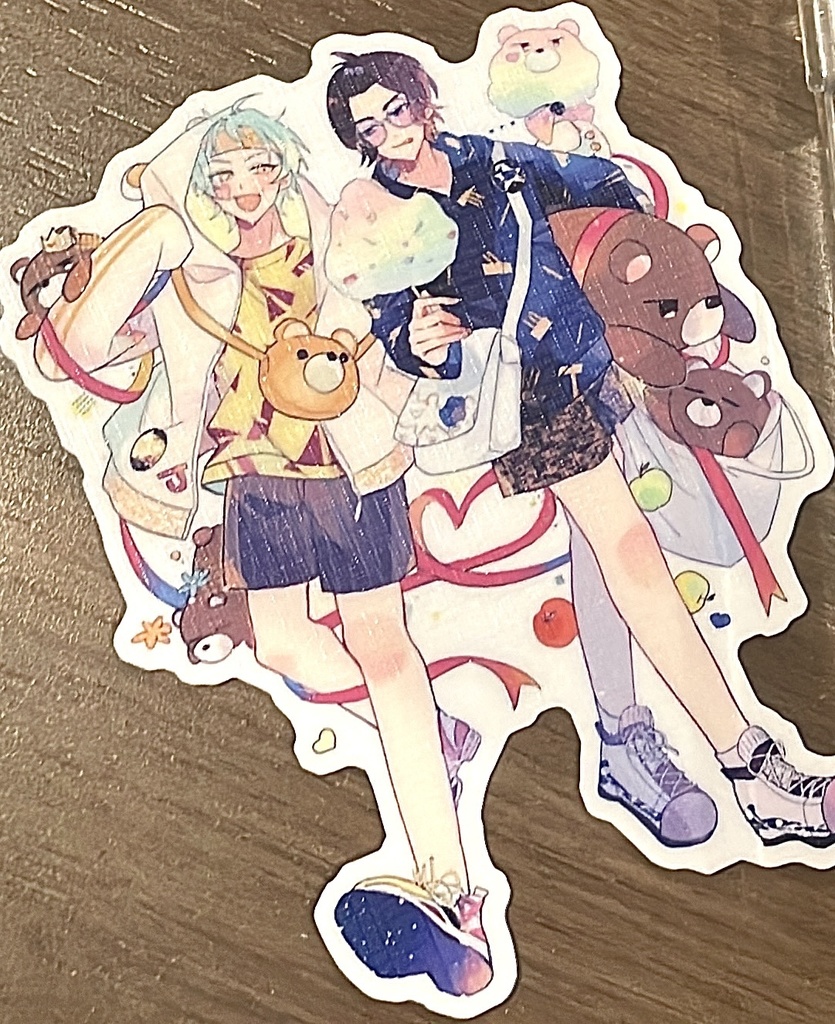 ジョー仁ステッカー(ぱーてぃぽっぷ)